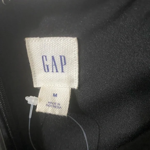 Sz Med⭐️NWT Gap Black Sleeveless Summer Dress Silver embellishment - Picture 6 of 11